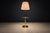 Mid-Century Modern Mid-Century Modern Brass Floor Lamp with Integrated Glass Shelf and Pleated Shade, Italy, 1960s - Lot 902 For Sale - Image 3 of 11