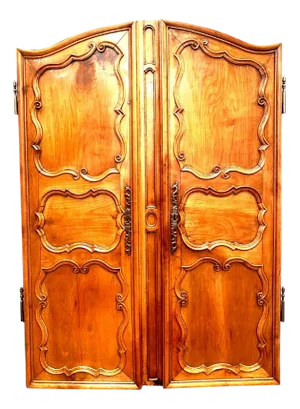 Cherrywood Framed Doors, 18th Century, Set of 2