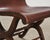 Set of Eight French Provincial Leather Oak Curule Dining Chairs For Sale - Image 9 of 18