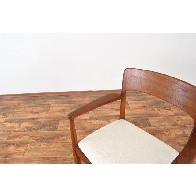 Danish Teak Dining Chairs by Henning Kjærnulf for Korup Stolefabrik, 1960s, Set of 2 For Sale - Image 14 of 17