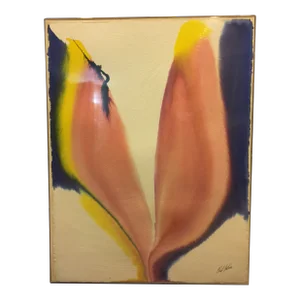 Paul Jenkins "Phenomena Egyptian Vase" Still Life Original Watercolor Painting 1975
