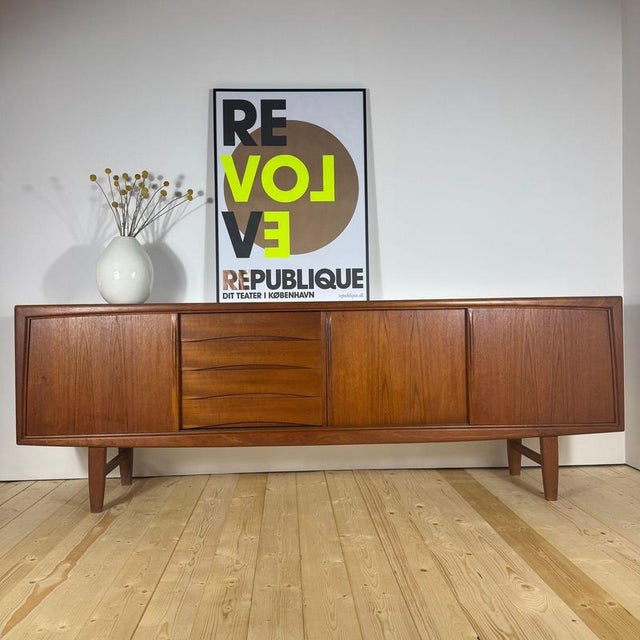 Mid-Century Modern Danish Teak Sideboard by Axel Christensen for Aco Mobler For Sale - Image 12 of 12