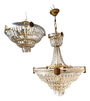 Classic Empire Chandeliers from Bakalowits & Söhne, Set of 2