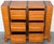 French Moderne Style Leather-Strapped Six-Drawer Chest Manner of Jacques Adnet For Sale - Image 9 of 14