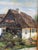 1900 - 1909 Early 1900's Oil Painting From Denmark, "Small Thatched Farmhouse" For Sale - Image 5 of 9