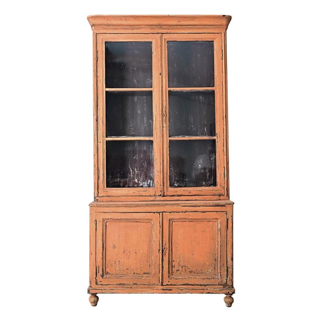 French 19th Century Painted Bibliotheque For Sale