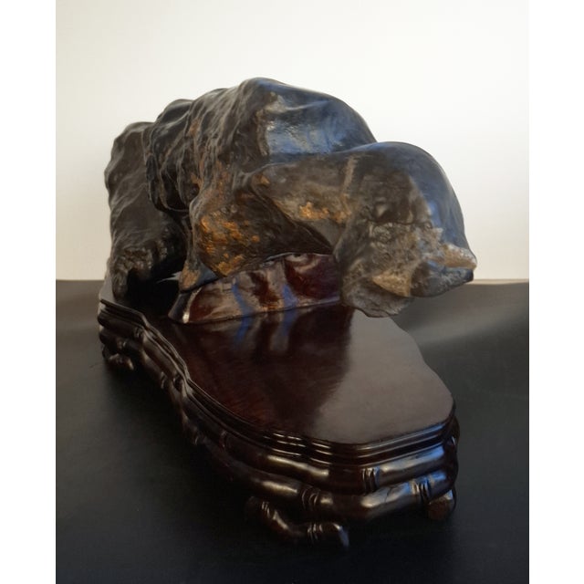 Large Chinese Crouching Beast Gongshi For Sale - Image 10 of 14