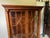 American Antique American Empire Carved Wood Double Glass Door Bookcase For Sale - Image 3 of 11