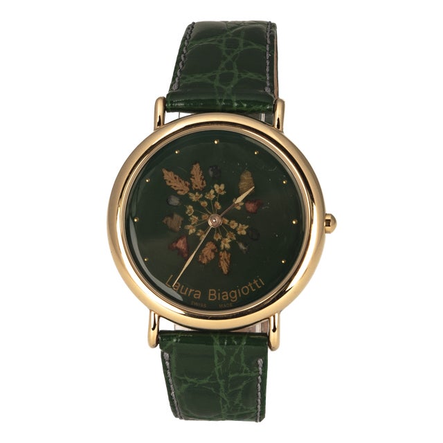 Laura Biagiotti Vintage Women's Wristwatch, 1990s, Botanica For Sale