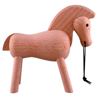 Danish Wooden Horse by Kay Bojesen For Sale