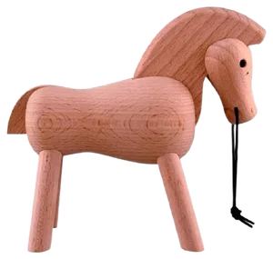 Danish Wooden Horse by Kay Bojesen