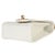 Animal Skin White Lambskin Quilted Chic Pearls Clutch On Chain For Sale - Image 7 of 9
