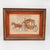 Vintage Framed Horse-Drawn Stagecoach Needlepoint For Sale - Image 4 of 4