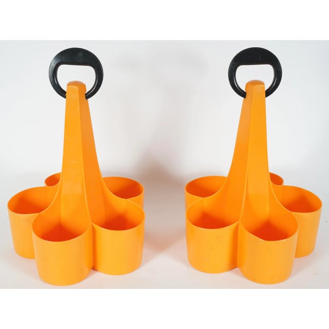 Luigi Colani 1970 Luigi Colini Solo 5 Bottle Wine Caddies For Sale - Image 4 of 6