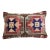 Handcrafted Vintage Tribal Rug Lumbar Cushion -18'' X 28'' For Sale