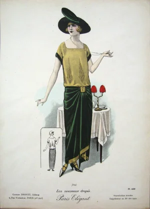 1920s Vintage Paris 7546 Print