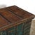 Indian Antique Indian Painted Teakwood Pitara Chest Console For Sale - Image 3 of 8