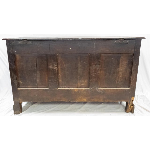 18th Century English Queen Anne Style Lift Top Trunk or Chest For Sale - Image 12 of 13