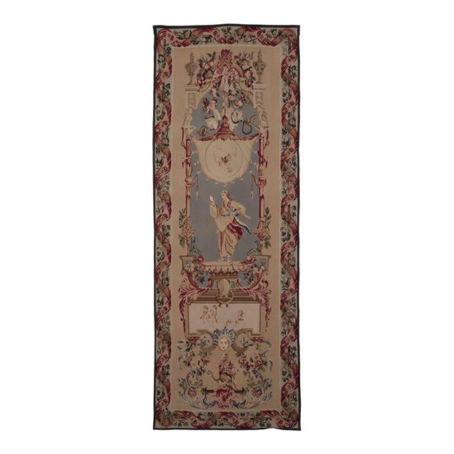 Elaborate Stage Left Handwoven Tapestry - 248 X 90 Cm (8'1" X 3'0") - Requires Rod Size 2 For Sale