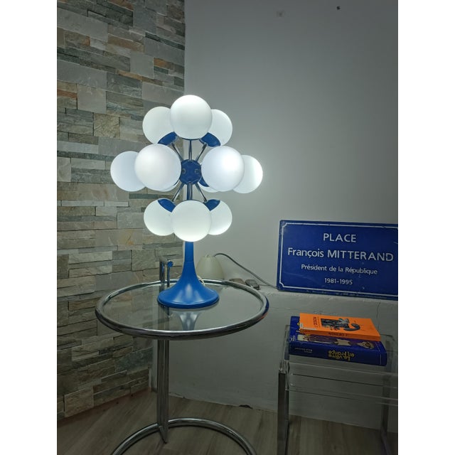 Space Age Sputnik Atomic 12-Globe Table Lamp, 1970s For Sale - Image 12 of 14