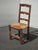 Wood Set of Four Antique French Country Brown Rush Ladderback Chairs For Sale - Image 7 of 18