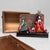Japanese Emperor and Empress Hina Dolls with Wooden Box, 1950s, Set of 2 For Sale - Image 16 of 18