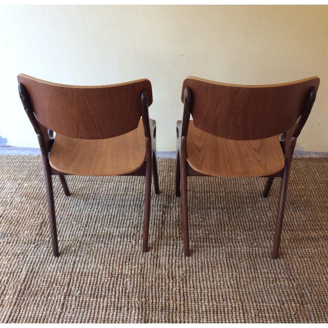 Danish Dining Chairs by Hovmand Olsen for Mogens Kold, 1960s, Set of 6 For Sale - Image 13 of 15