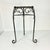 Late 20th C Vintage Brutalist Metal Plant Stand For Sale - Image 4 of 11