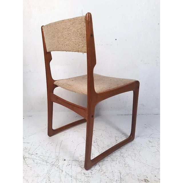 Late 20th Century Late 20th Century Danish Modern Dining Chairs - 4 Pieces For Sale - Image 5 of 9