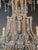 Metal Antique French Crystal Chandelier Directoire Style Louis XVI Influence - Restored For Sale - Image 7 of 12