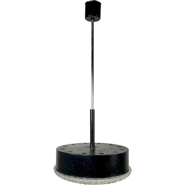 Metal Mid-Century Pendant Lamp from Elektroinstala Jílové U Děčín, 1960s For Sale - Image 7 of 7