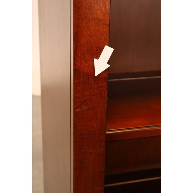 Wood Ethan Allen 'British Classics' Collection Office Bookcase For Sale - Image 7 of 18