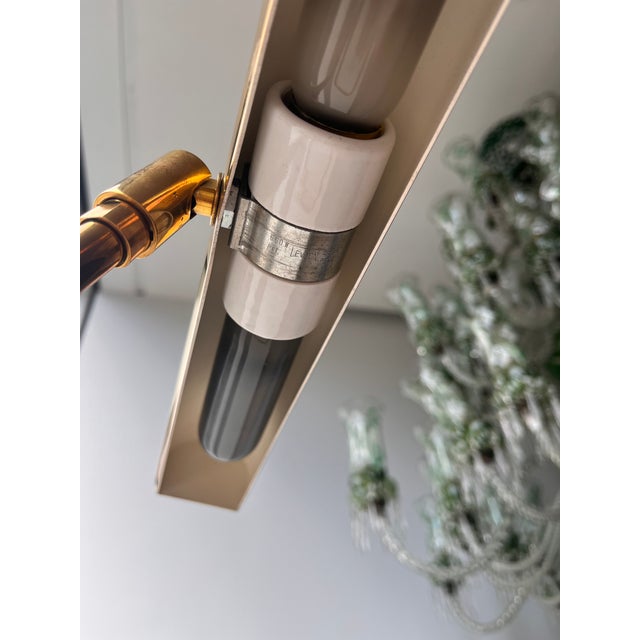 Koch & Lowy 1970s Modernist Brass Desk Lamp by Koch & Lowy For Sale - Image 4 of 9