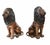 Gorgeous pair of large seated bronze lions - Would work as excellent gatekeepers - Classic Medici lions - Of course being...