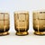 Gold Grid Smoke Glass Cordials - Set of 4 For Sale In San Francisco - Image 6 of 9