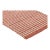 Part & Parcel Goods Textured Scallop Stripe Runner, 2’6”x8', Topaz and Bisque For Sale