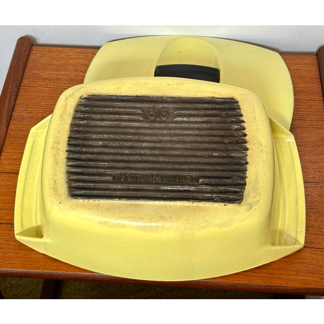 Le Creuset Raymond Loewy "La Coquelle" Casserole Dish With Insert For Sale - Image 10 of 10