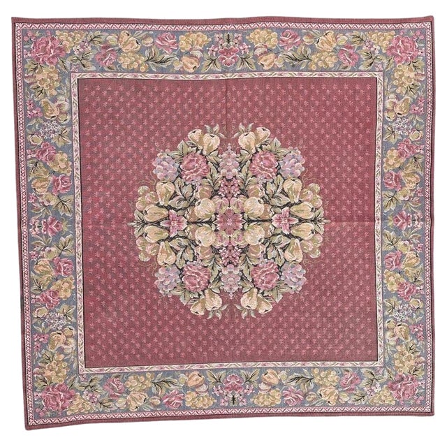 Vintage French Jacquard Tapestry For Sale