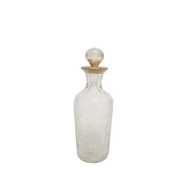 Goldenrod Art Deco Crystal Carafe, Germany, 1900s For Sale - Image 8 of 15