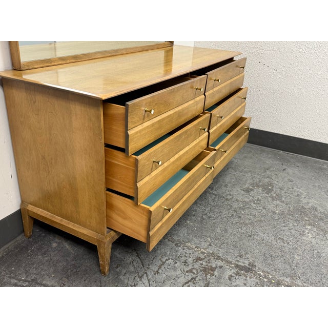 Heywood Wakefield Cadence Dresser + Mirror, Vintage For Sale In San Francisco - Image 6 of 12