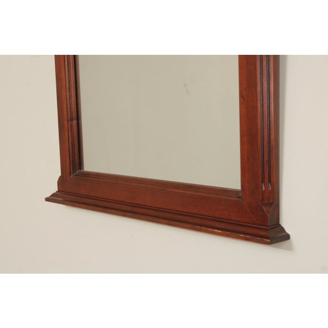 Pennsylvania House Traditional Mahogany Beveled Wall Mirror For Sale In Philadelphia - Image 6 of 12