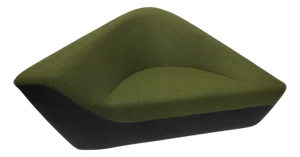 Walter Knoll Seating Stones Lounge Chair in Green / Grey (New)