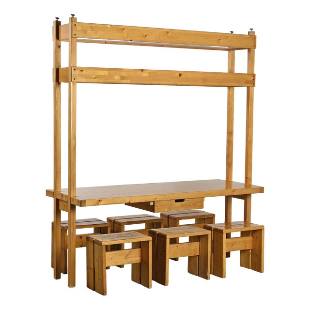 Dividing Table attributed to Bernard Taillefer for Les Arcs, 1970s For Sale