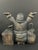 Vintage Hand Carved Wooden Santa Claus Paper Mache Molding Block Sculpture For Sale - Image 9 of 10
