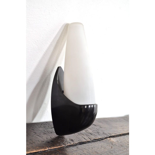 Vintage Bakelite Wall Light in Milk Glass from Bo-Niko, 1960s For Sale - Image 11 of 11