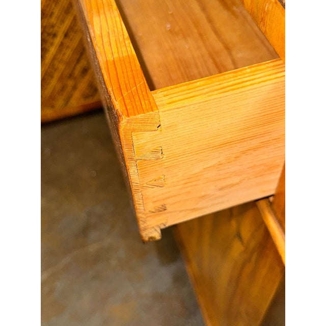 Wood 19th C. German Biedermeier Walnut Side Cabinet For Sale - Image 7 of 7