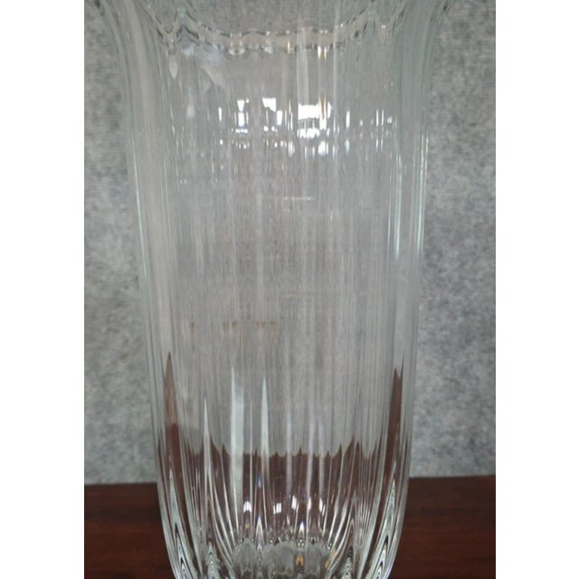 Large Crystal Vase from Daum, France For Sale - Image 5 of 9
