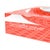 Sublime Trellis Salmon Acrylic Candy Catchall Dish, Small For Sale In Miami - Image 6 of 9