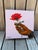 Textile A Rose for Trying, 1, by Emmanuel Akolo, (2026), Acrylic on Canvas For Sale - Image 7 of 9