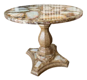 1960s Arturo Pani Inlaid Shell and Abalone Side Table